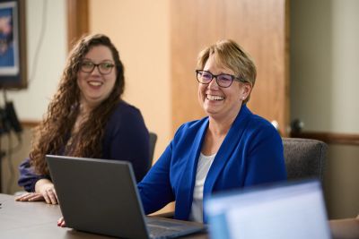 Team review and discussion at Erickson & Brooks